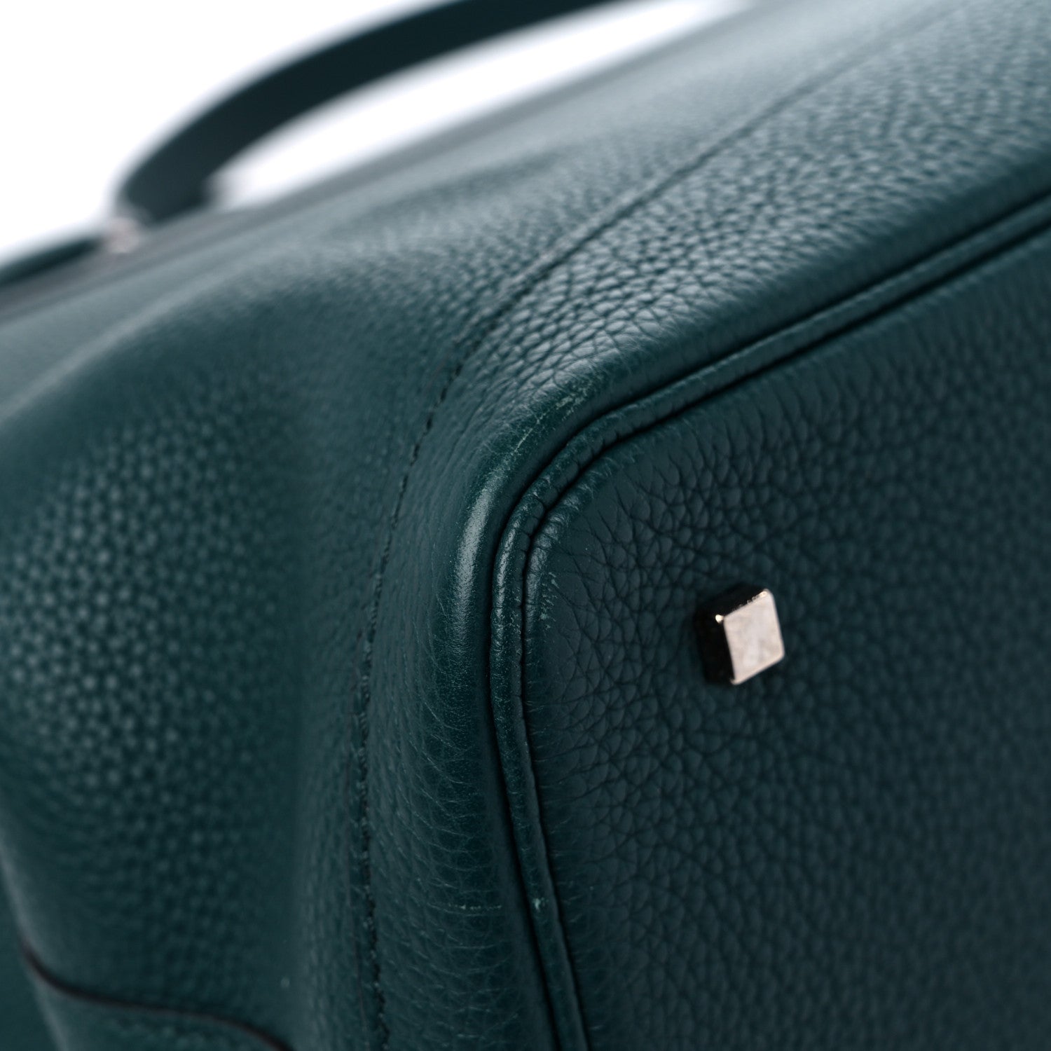 Moynat Taurillon Blush Calfskin Gabby MM Peacock 9 of 11