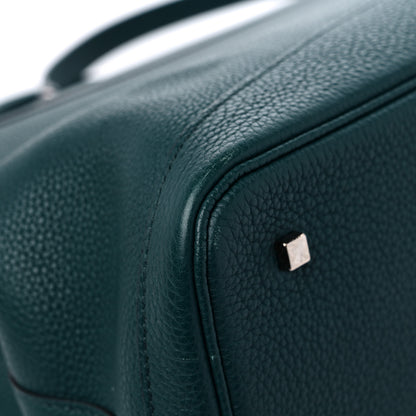 Moynat Taurillon Blush Calfskin Gabby MM Peacock 9 of 11