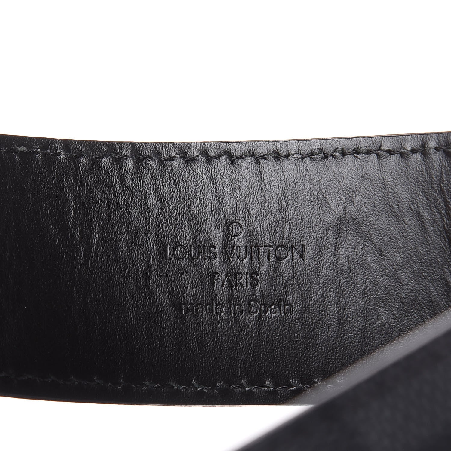 Louis Vuitton Damier Graphite LV Initiales Belt 100 40 6 of 7
