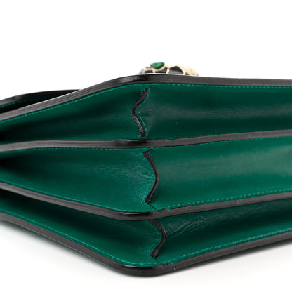 Bulgari Calfskin Serpenti Forever Top Handle Emerald Green 9 of 10