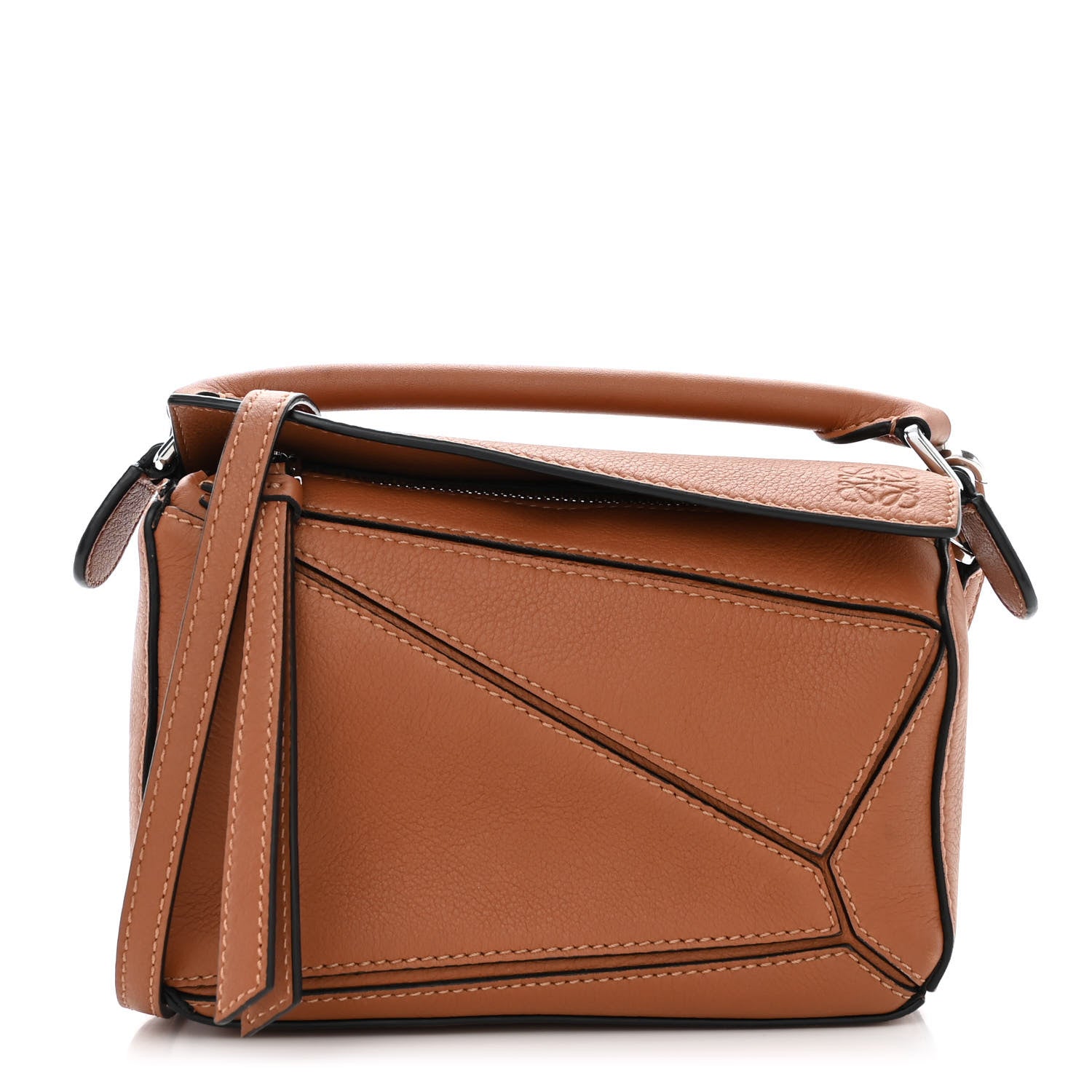 Loewe Calfskin Mini Puzzle Bag Tan 1 of 11
