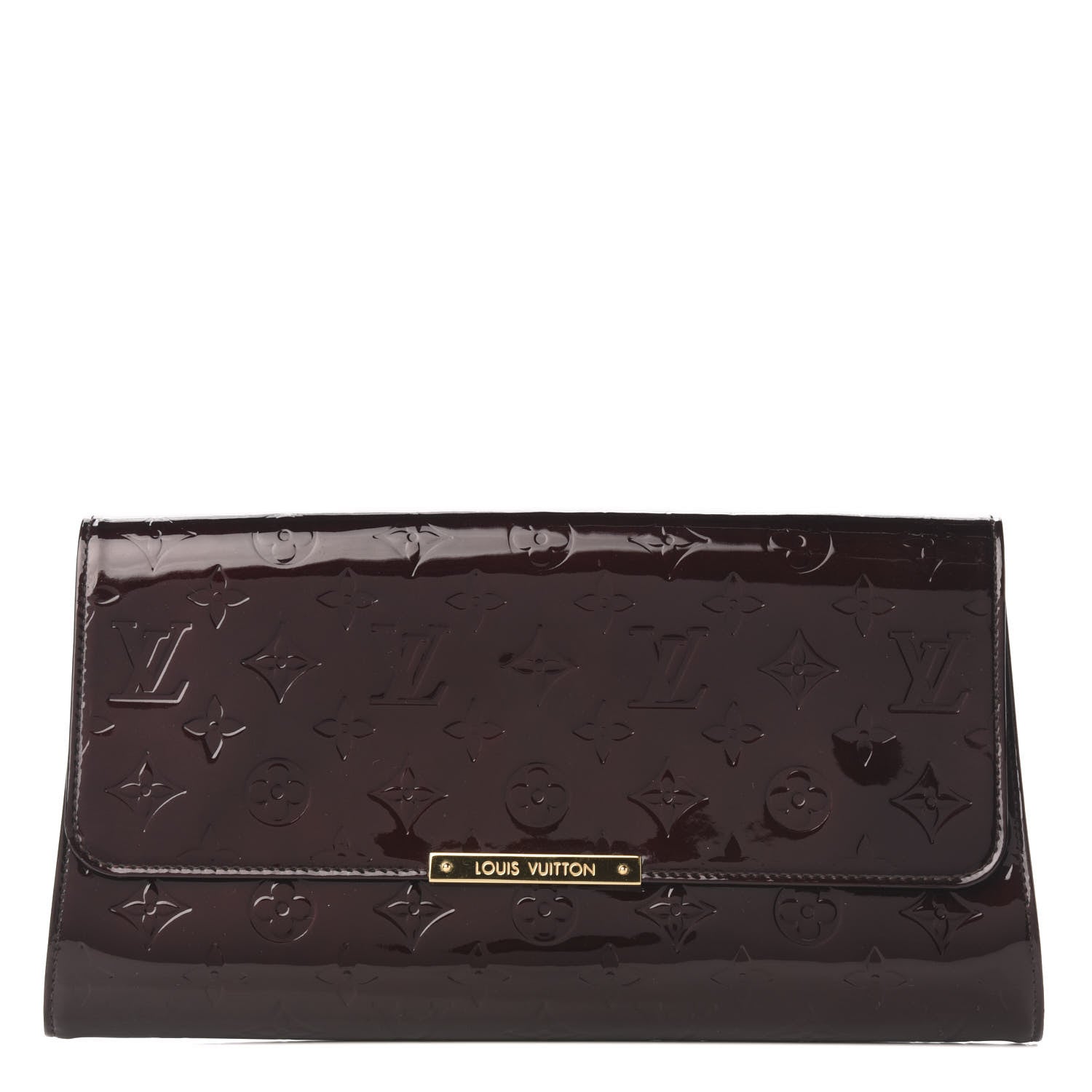 Louis Vuitton Vernis Robertson Clutch Amarante 1 of 7