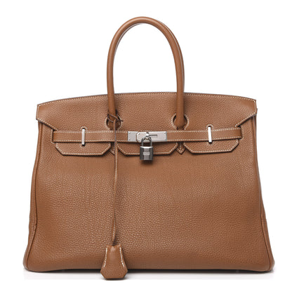 Hermes Togo Birkin 35 Gold 1 of 10