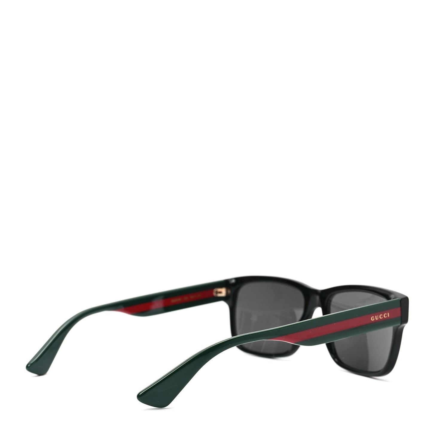 Acetate Square Frame Web Sunglasses GG0340S Black