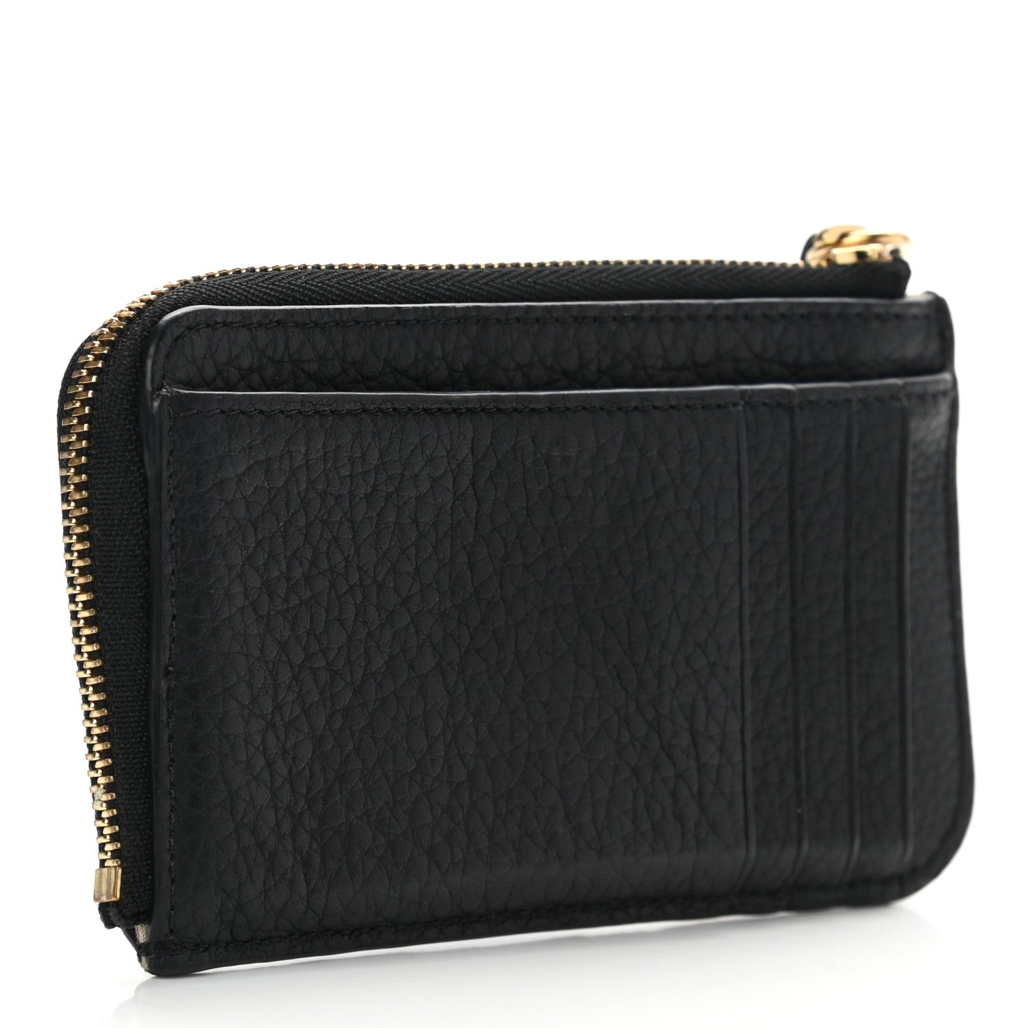 Chloe Calfskin Alphabet Purse Wallet Black 2 of 7