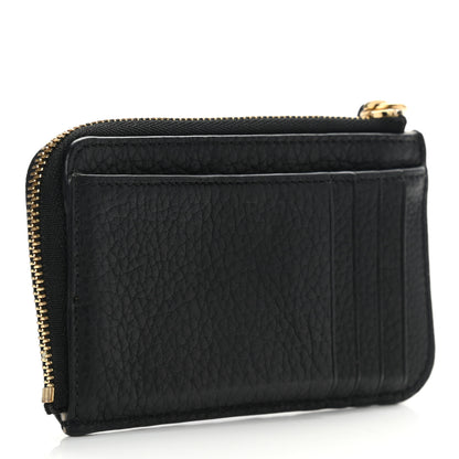 Chloe Calfskin Alphabet Purse Wallet Black 2 of 7