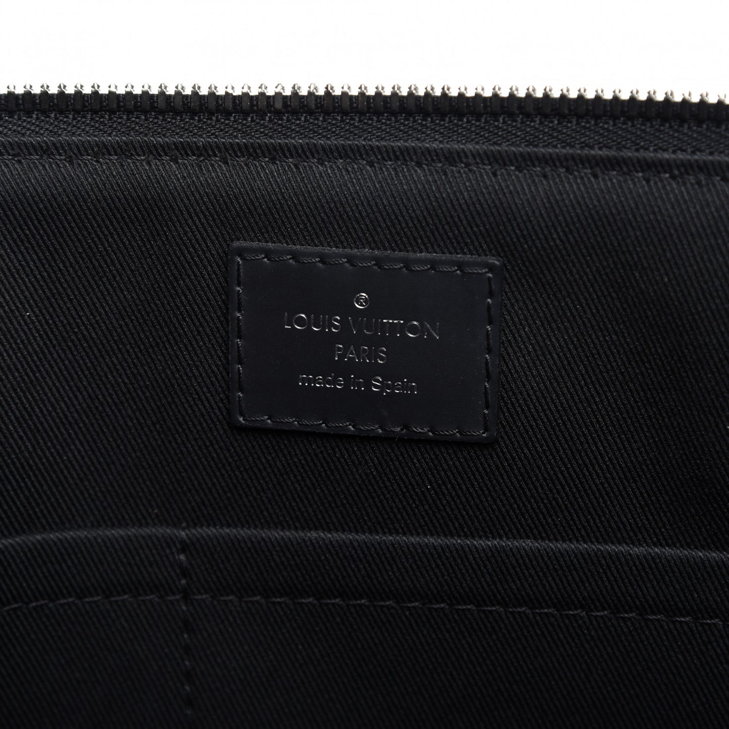 Damier Graphite Porte-Documents Jour