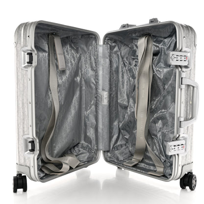 Christian Dior X RIMOWA Aluminum Gradient Cabin Luggage Silver 5 of 12