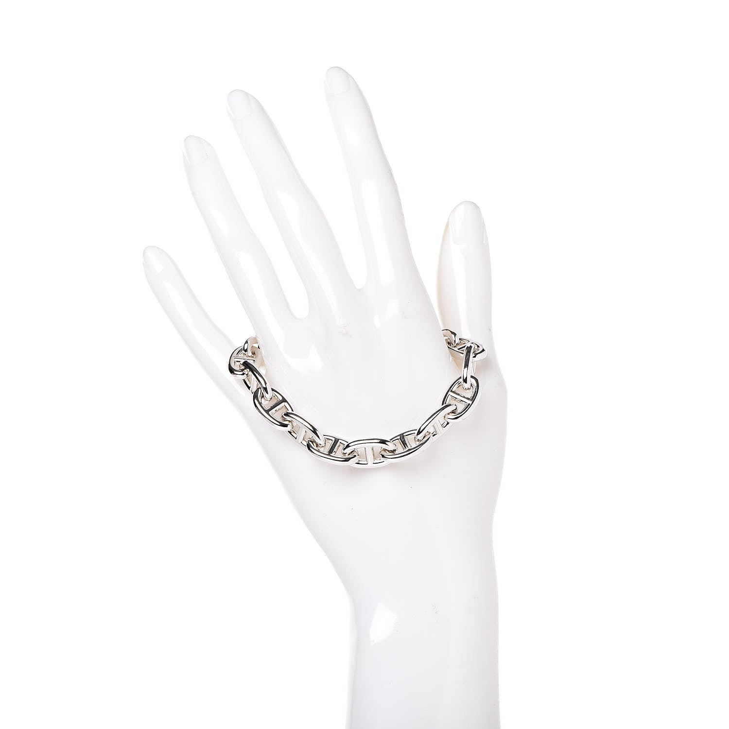 Hermes Sterling Silver PM Chaine D'Ancre Bracelet 2 of 6