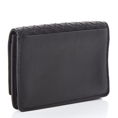 Bottega Veneta Nappa Intrecciato Card Holder Ebano 3 of 7