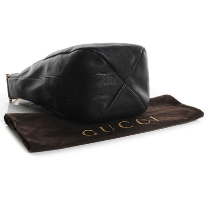 Gucci Leather Greenwich Medium Shoulder Bag Black 4 of 7