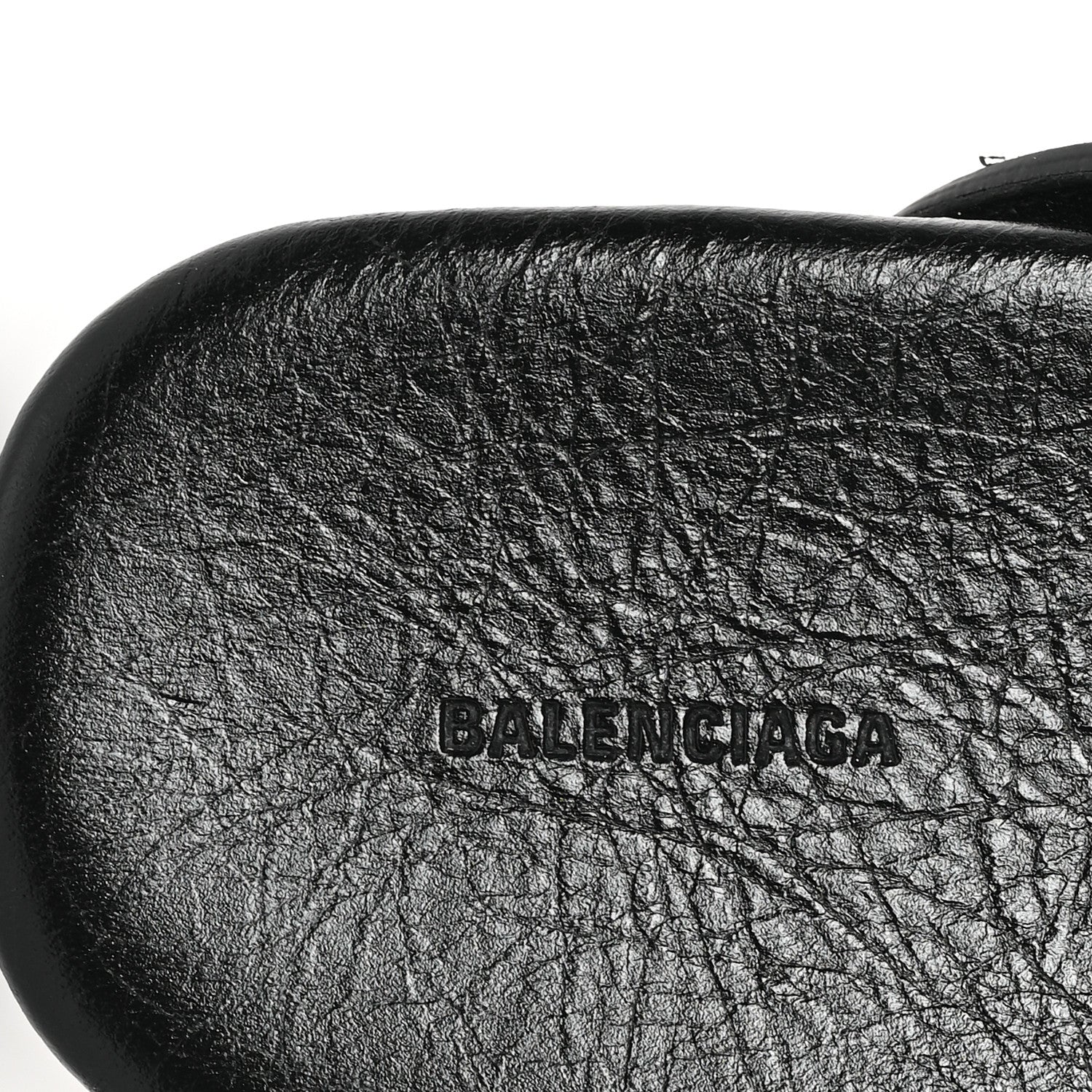 Balenciaga Agneau Arena Cagole Cosy Mules 37.5 Black 8 of 10