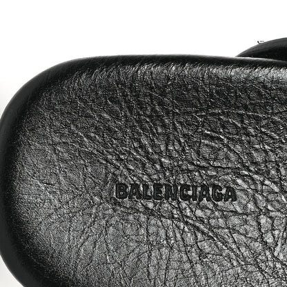 Balenciaga Agneau Arena Cagole Cosy Mules 37.5 Black 8 of 10