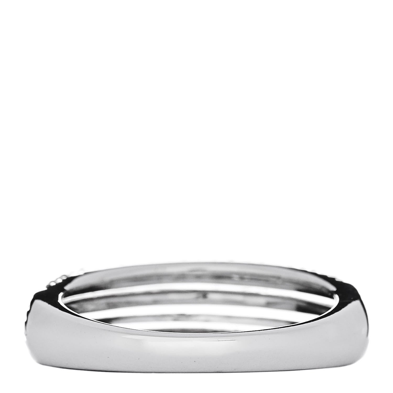 Parker & West by FASHIONPHILE 18K White Gold Diamond .24ctw 3 Row Pave Band Ring 53 6.25 4 of 13