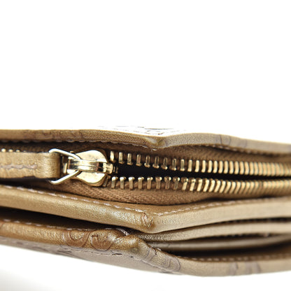 Gucci Metallic Guccissima Abbey Continental Wallet Gold 10 of 11