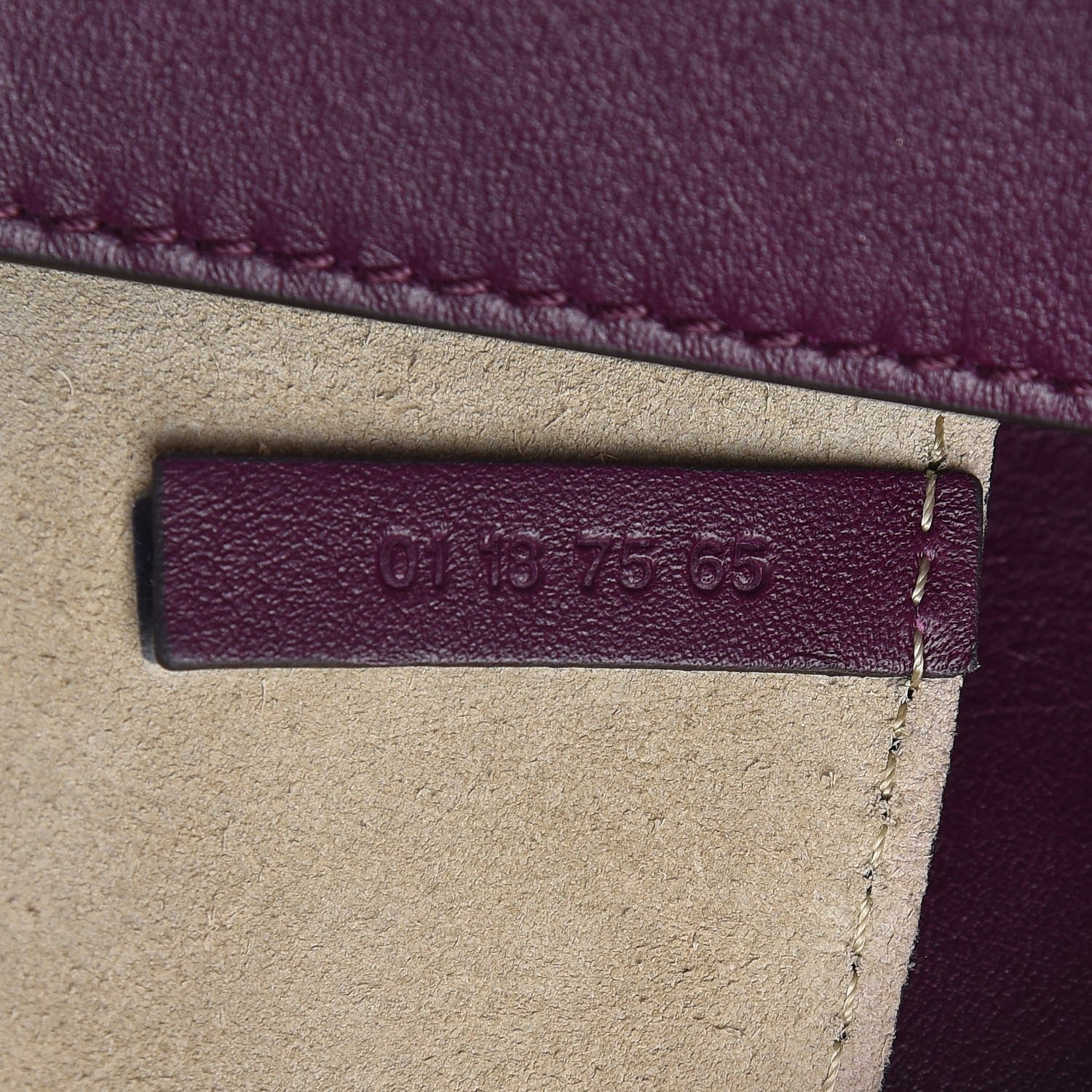 Chloe Suede Calfskin Mini Faye Shoulder Bag Intense Violine 8 of 9