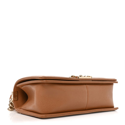 Chanel Caviar Quilted Medium Boy Flap Brown 4 of 10