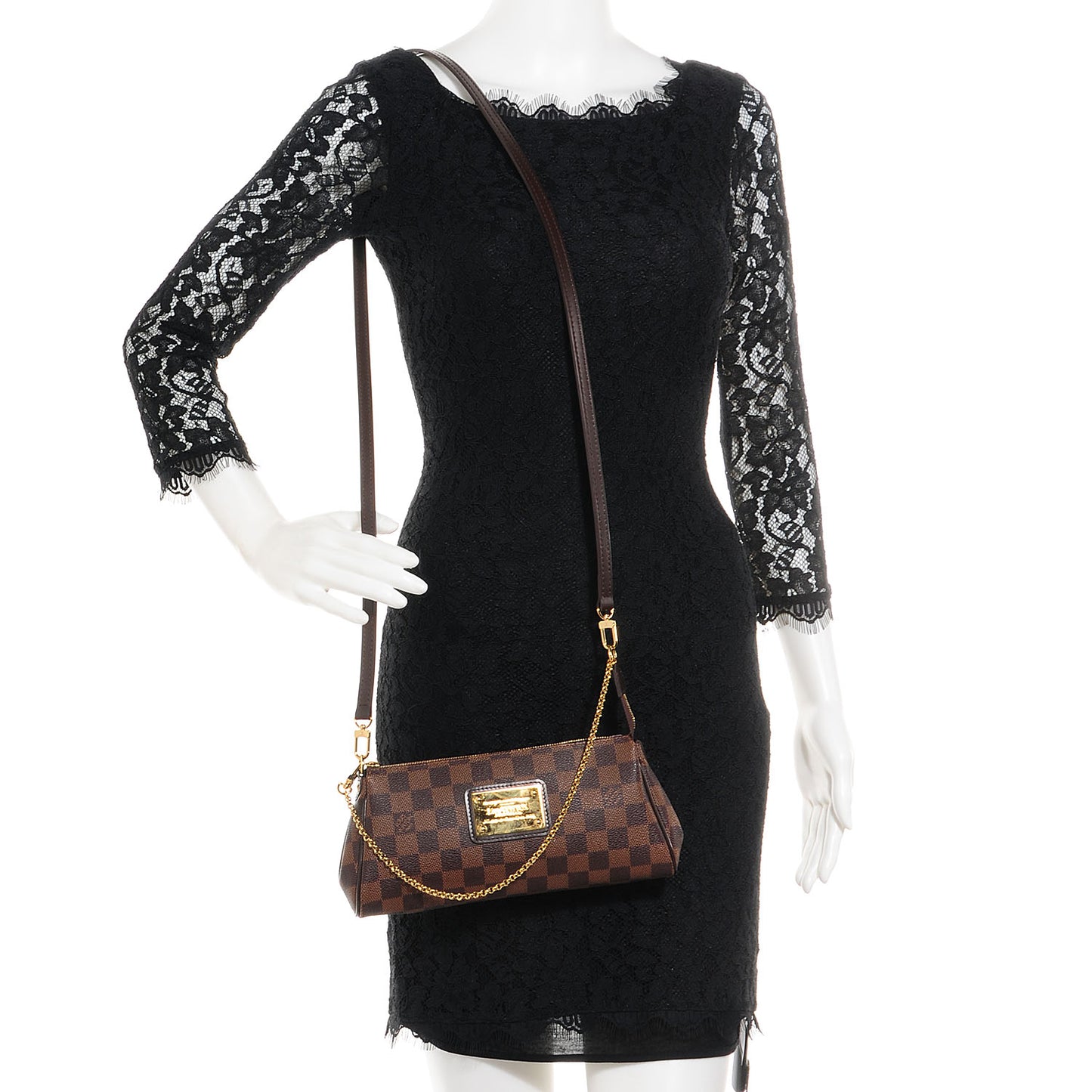 Damier Ebene Eva Clutch