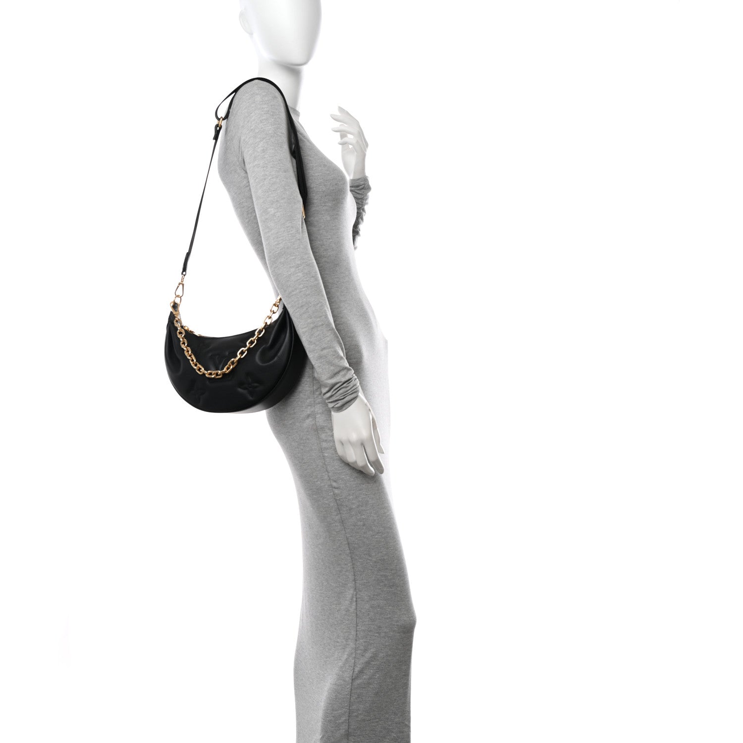 Louis Vuitton Calfskin Bubblegram Over The Moon Black 2 of 9