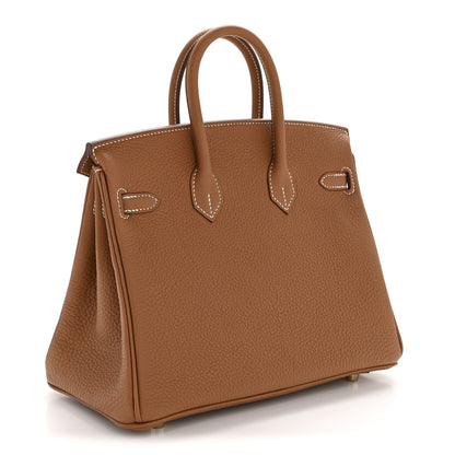 Hermes Togo Birkin 25 Gold 3 of 11