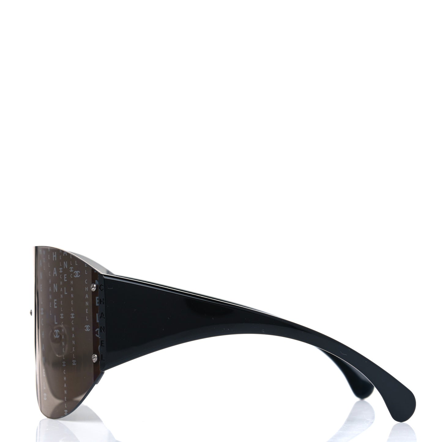 Acetate Shield Runway 71217 Sunglasses Black