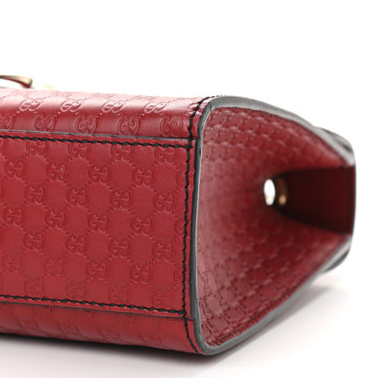 Gucci Microguccissima Medium Emily Chain Shoulder Bag Red 9 of 9
