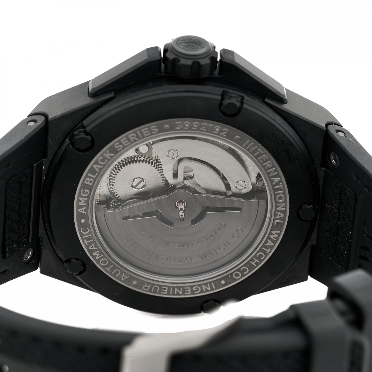 Ceramic Rubber 46mm Ingenieur AMG Black Series Automatic Watch Black IW322503
