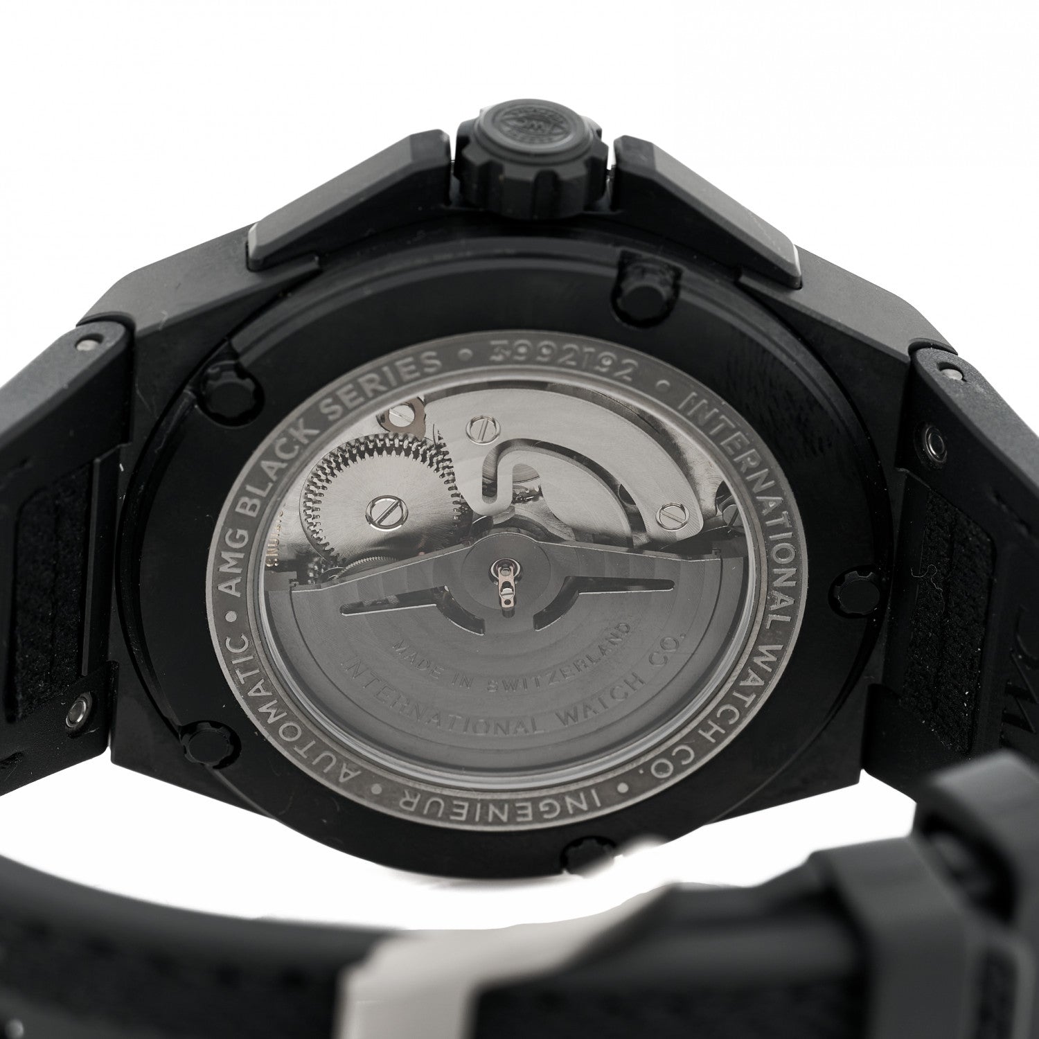 IWC Ceramic Rubber 46mm Ingenieur AMG Black Series Automatic Watch Black IW322503 4 of 5