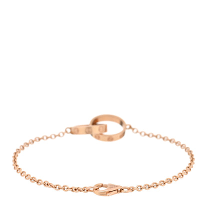 Cartier 18K Pink Gold Interlocking LOVE Bracelet 2 of 3