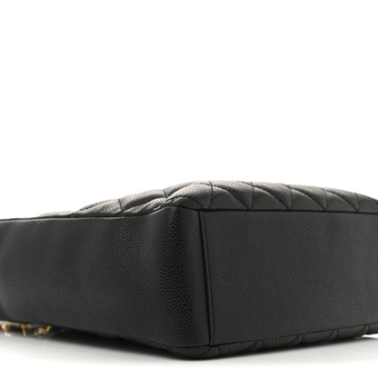 Chanel Caviar Quilted Petit Shopping Tote PST Black 9 of 11