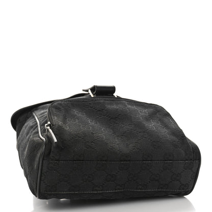Gucci Monogram Flap Backpack Black 4 of 8