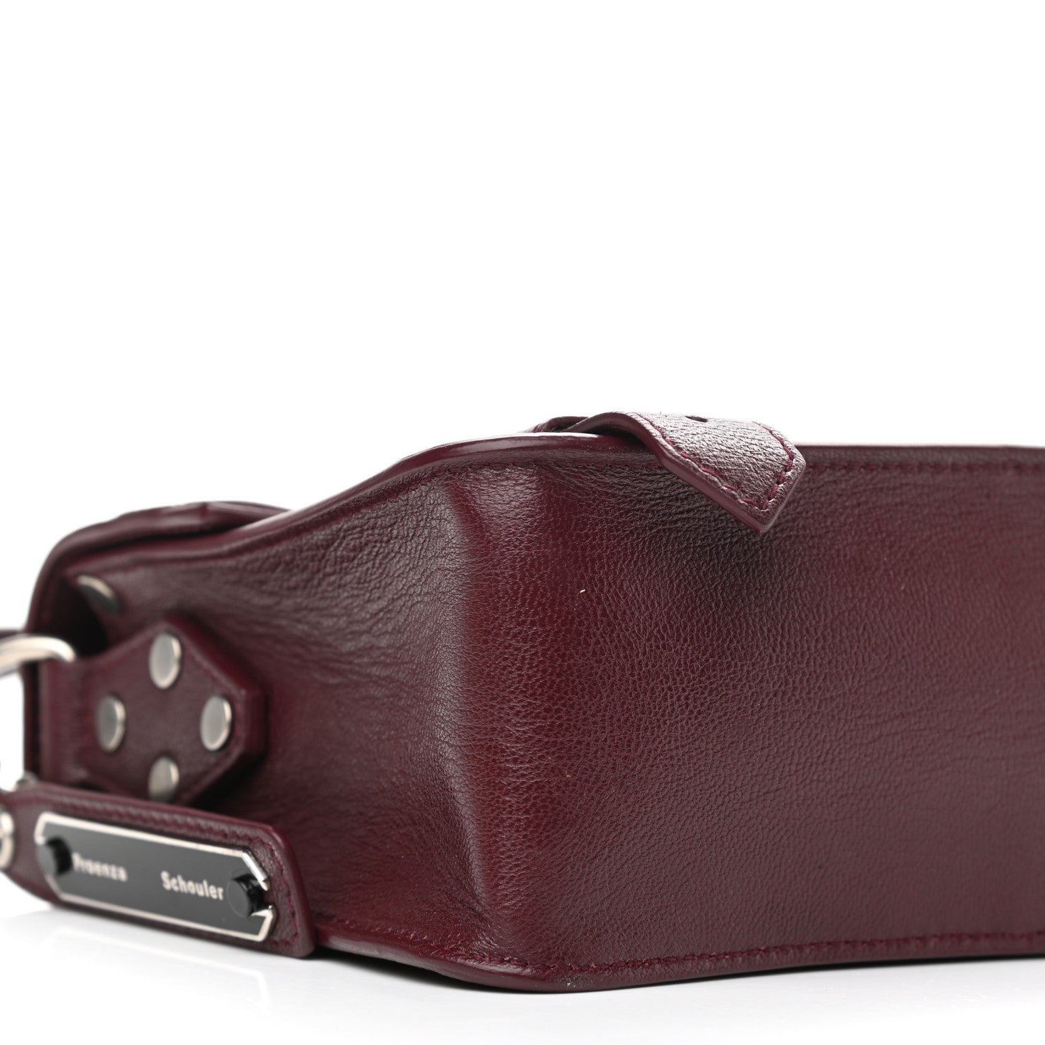 Proenza Schouler Lambskin PS1 Mini Crossbody Bag Oxblood 10 of 12