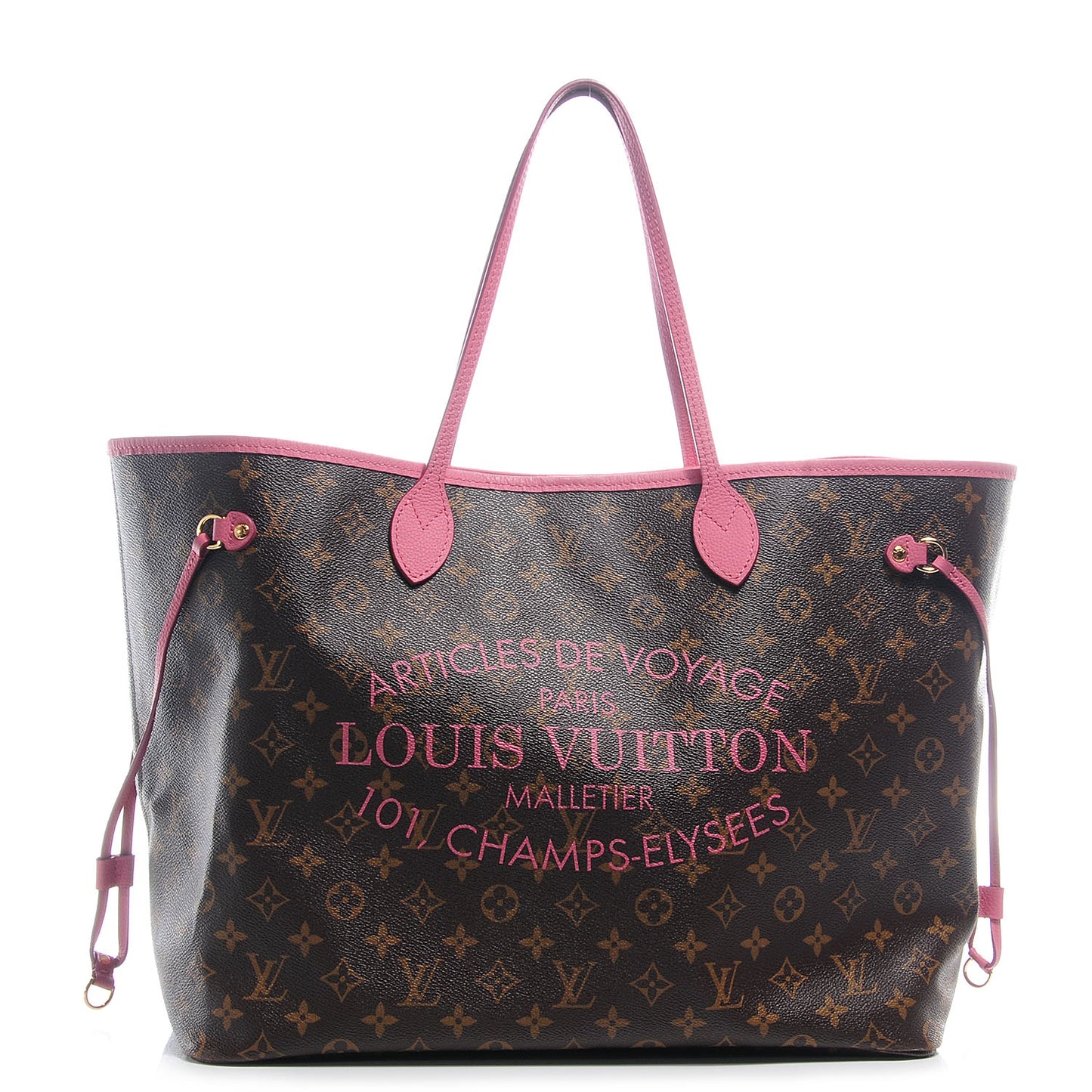 Monogram Articles de Voyage Ikat Neverfull GM Rose Velours