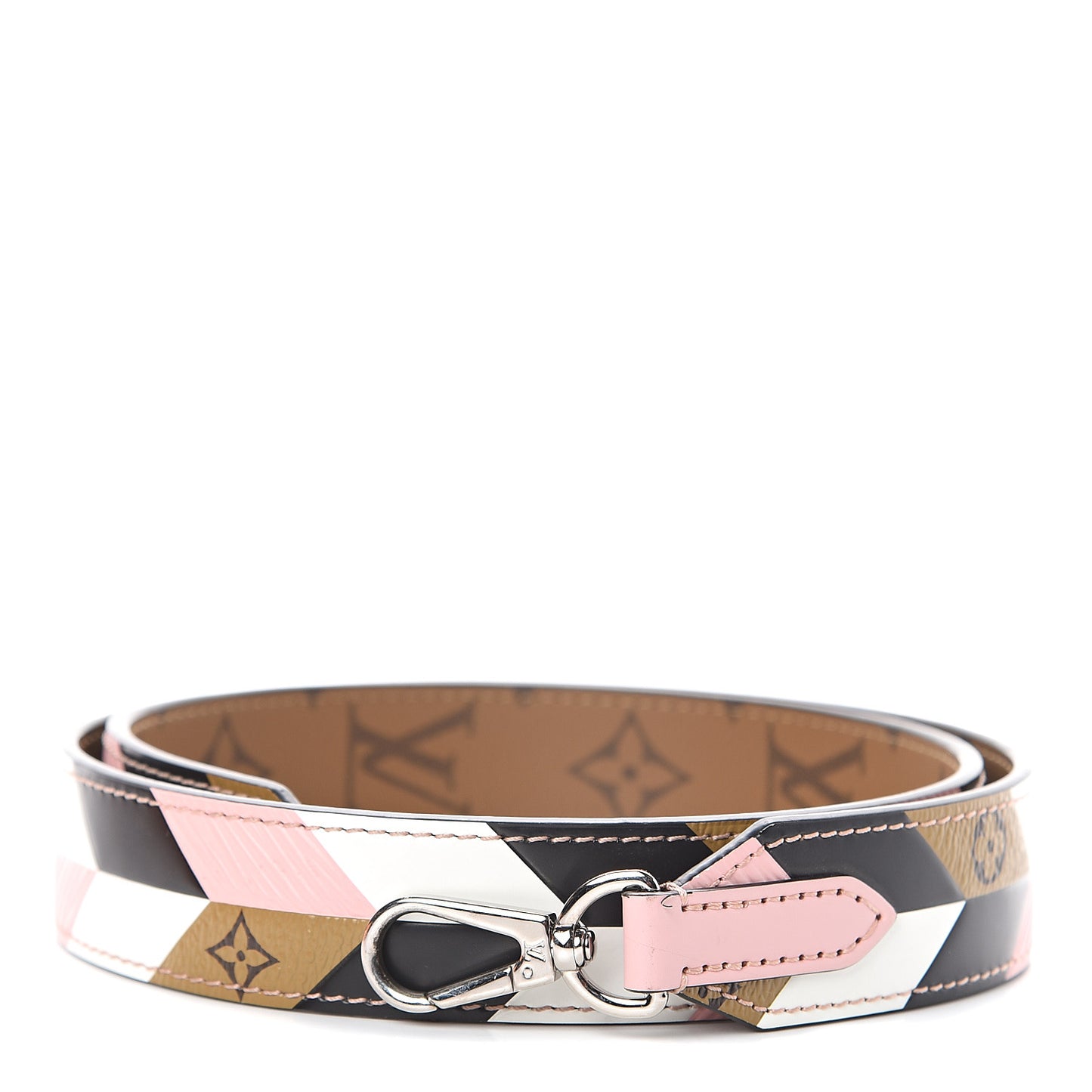 Epi Reverse Monogram Bandouliere Shoulder Strap XL Multicolor