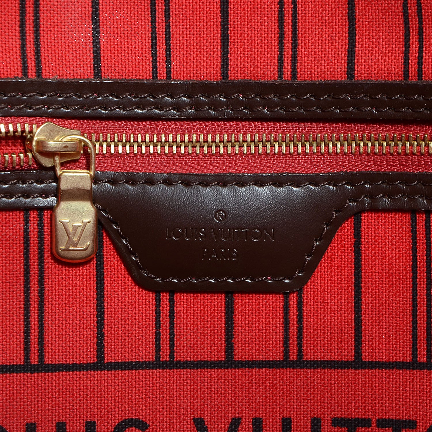 Louis Vuitton Damier Ebene Neverfull MM 8 of 9