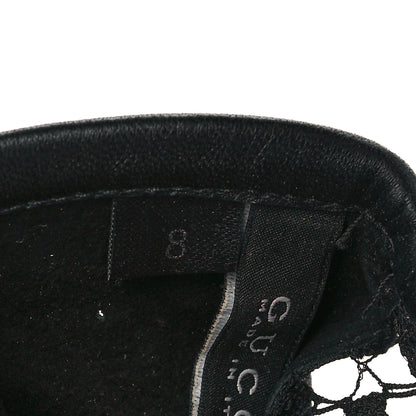Gucci Nappa Mesh Gloves 8 Black 4 of 4