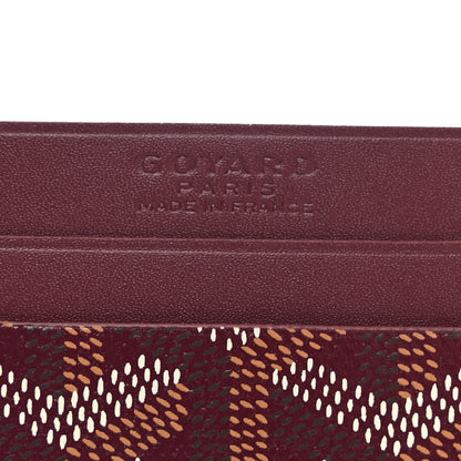 Goyard Goyardine Saint Sulpice Card Holder Bordeaux 5 of 6