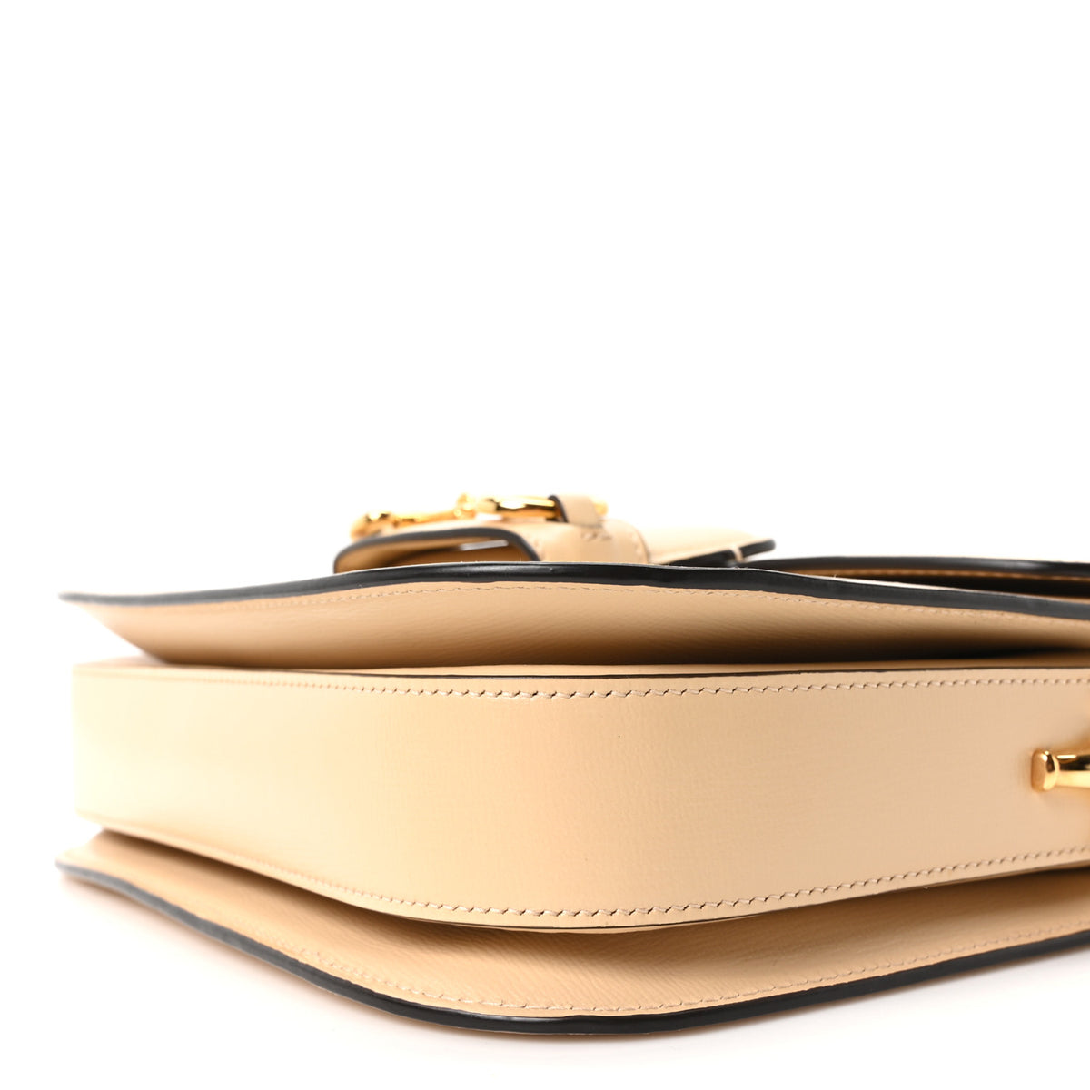 Azalea Calfskin Horsebit 1955 Shoulder Bag Bubble Tea