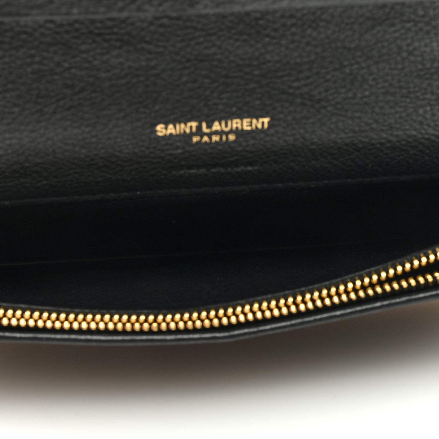 Calfskin Tiny Monogram Cassandre Wallet Black