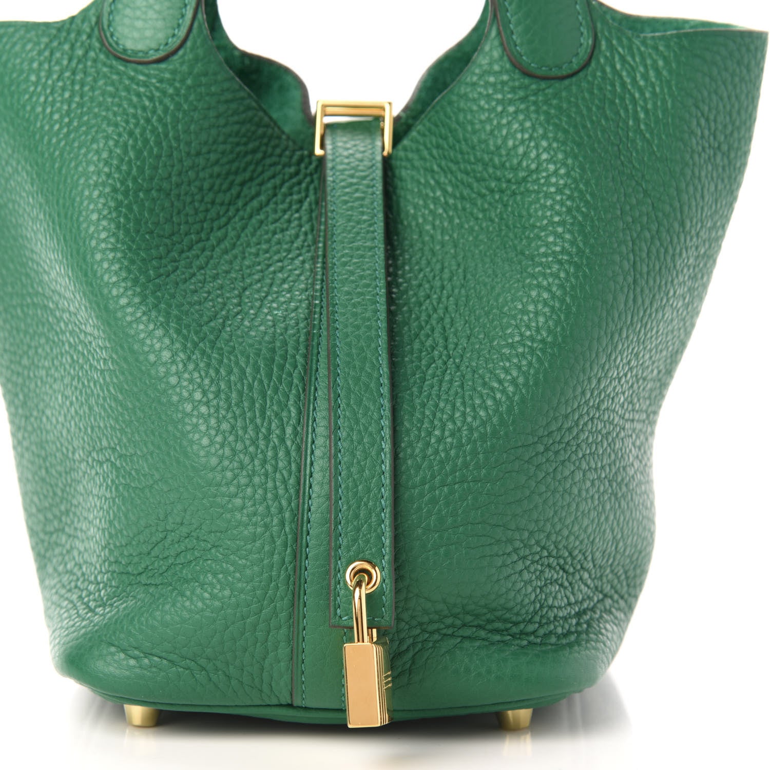 Hermes Taurillon Clemence Picotin Lock 18 PM Vert Vertigo 10 of 10