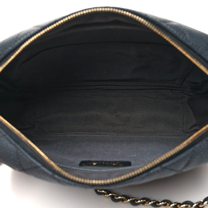 Chanel Iridescent Caviar Quilted Small Coco Tassel Camera Case Black 5 of 10