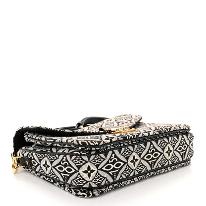 Louis Vuitton Jacquard Since 1854 Pochette Metis Grey 4 of 10