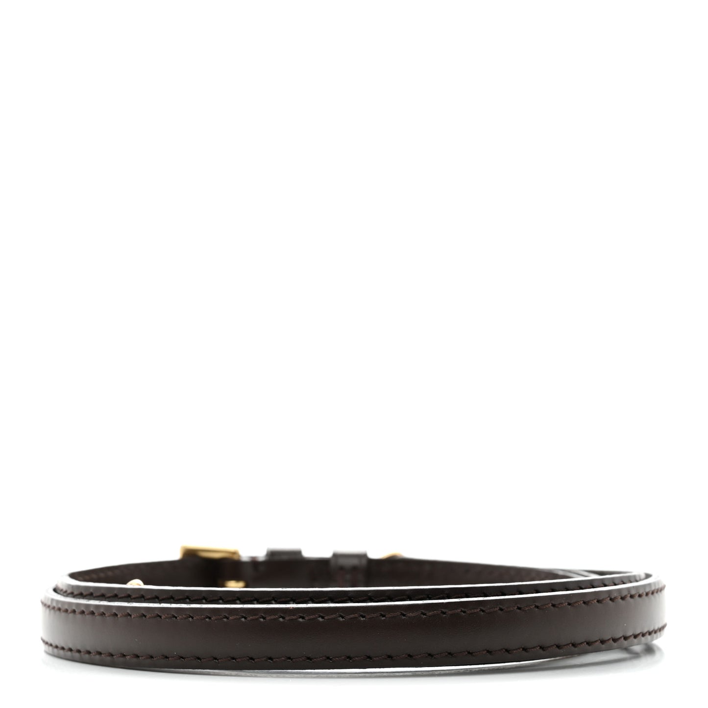 Calfskin 12mm Adjustable Shoulder Strap Brown
