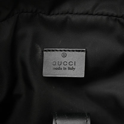 Gucci GG Supreme Monogram Web Dome Backpack Black 6 of 15