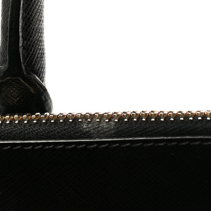 Prada Saffiano Small Galleria Double Zip Tote Black 12 of 14