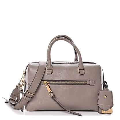 Marc Jacobs Calfskin Recruit Bauletto Satchel Tote Bag Mink 1 of 11