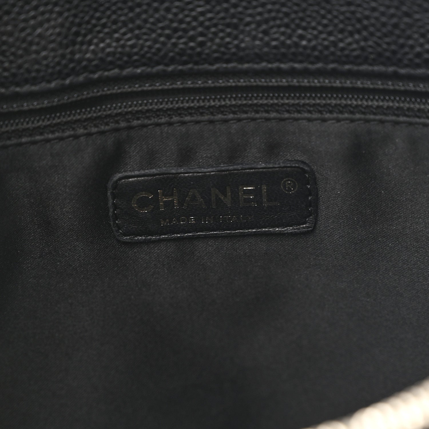 Chanel Caviar Quilted Grand Shopping Tote GST Black 7 of 14