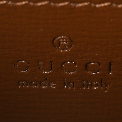Gucci GG Supreme Monogram Mini Horsebit 1955 Rounded Shoulder Bag Beige Brown Sugar 6 of 10