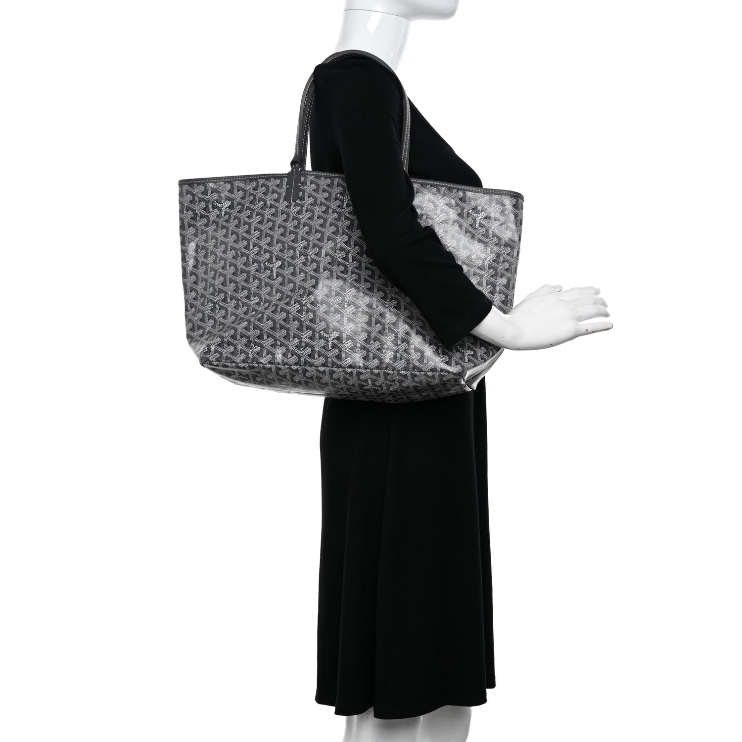 Goyard Goyardine Saint Louis PM Grey 3 of 11