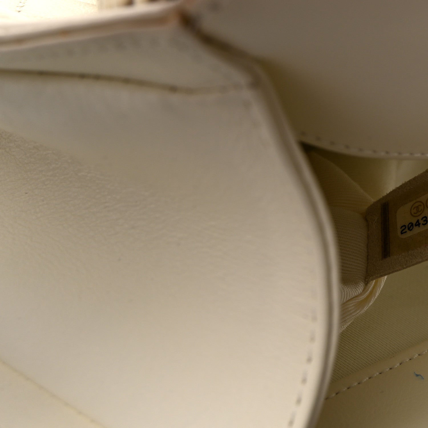 Chanel Calfskin Quilted Medium Boy Flap White 7 of 11